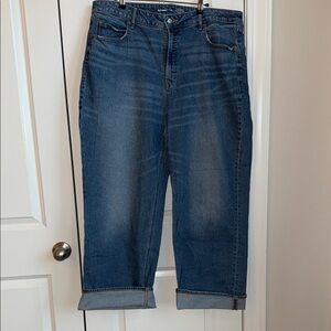Old Navy extra high-rise, wide leg Blue Women's Jeans size 18